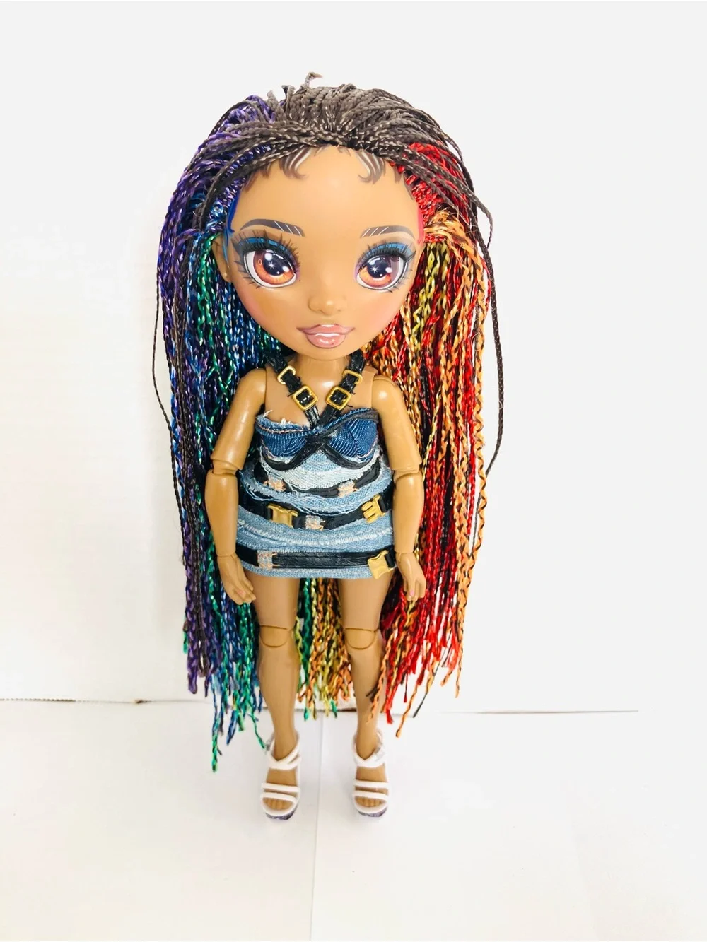 Rainbow High Rockstar Vanessa Tempo Fashion Doll Incomplete Read MGA